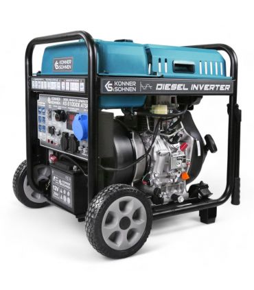 Groupe électrogène thermique inverter, puissance nominale 5000W - Könner  Söhnen KS 6100iDE ATSR