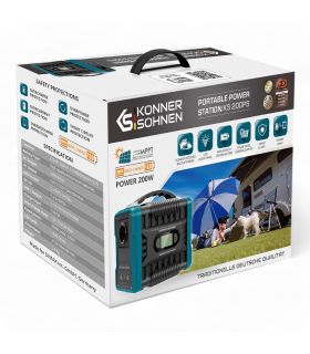 Centrale électrique portable, 200W - Könner  Söhnen KS 200PS Centrale électrique portable, 200W - Könner  Söhnen KS 200PS