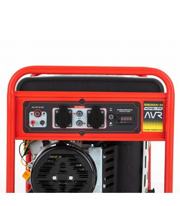 Groupe électrogène à essence 5 kW AVR, usage professionnel et domestique - Hahn  Sohn HGG 5500 X-H