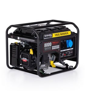 Générateur électrique portable 6 kW AVR pour chantiers, secours et ateliers - Hahn  Sohn HGG 8000X Générateur électrique portable 6 kW AVR pour chantiers, secours et ateliers - Hahn  Sohn HGG 8000X