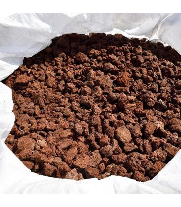 Paillage minéral en pouzzolane rouge 12/20 Big bag 500 litres pour 10m2