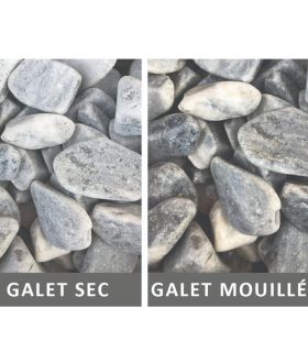 Paillage minéral Galet marbre Ice Blue 25-40mm, Big bag 500 kg - F-PAI012 Paillage minéral Galet marbre Ice Blue 25-40mm, Big bag 500 kg - F-PAI012
