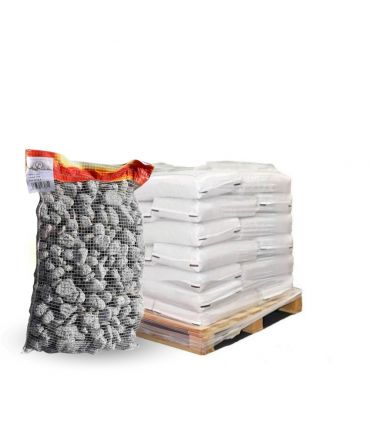 Paillage minéral Galet marbre pigat 25-40mm, 10 filets 20 kg - F-PAI077-10x20