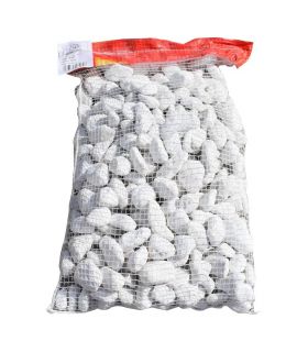 Galet marbre blanc pur 25-40mm, 10 filets de 20 kg - F-PAI051-10x20 Galet marbre blanc pur 25-40mm, 10 filets de 20 kg - F-PAI051-10x20