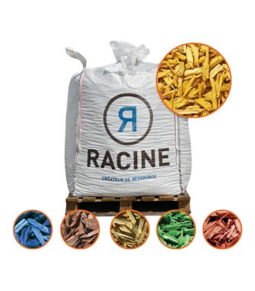 Paillis Color JAUNE 20/50mm Big bag de 1 m3 - PRO108