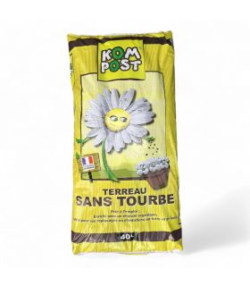 Terreau sans tourbe prêt à l'emploi, 57 sacs de 40 L - KOM27-57x40 Terreau sans tourbe prêt à l'emploi, 57 sacs de 40 L - KOM27-57x40