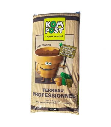 Terreau professionnel stimulateur plantation 54 sacs de 40 litres