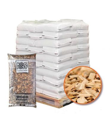 Paillage mulch végétal plaquette forestière 10 sacs 50 L pour 10m2