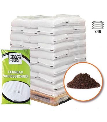 Terreau engrais fleurissement 48 sacs 50 l plantes vivaces et annuelles