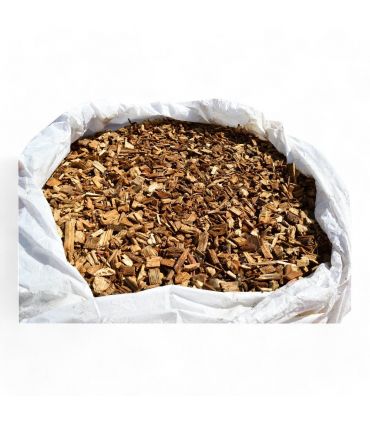 Paillage mulch végétal plaquette forestière, 10 sacs 50 L pour 10m3 - KOM24