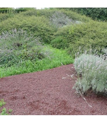 Paillage minéral en pouzzolane rouge 7/15 Big bag 1 m3 pour 20m2