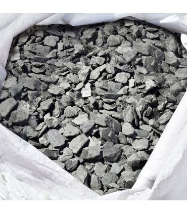 Paillage minéral ardoise grise calibre 40/70mm, Big bag 500 l - PRO435