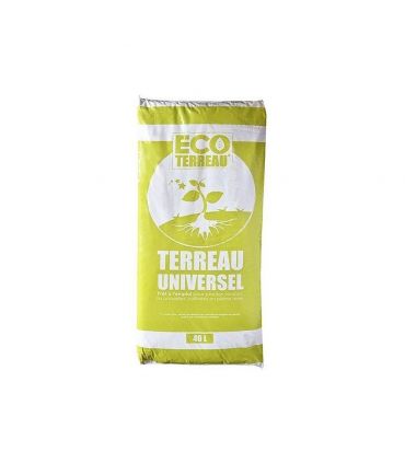 Terreau économique universel 100% naturel 30 sacs de 40 litres pour fleurs arbustes
