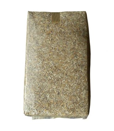 Paillis de miscanthus pour retenir l'eau - balle de 150 litres pour 4m²