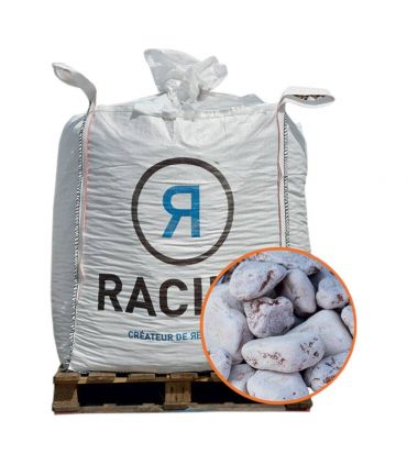 Paillage minéral Galet marbre rouge 25-40mm, Big bag 500 kg - F-PAI073