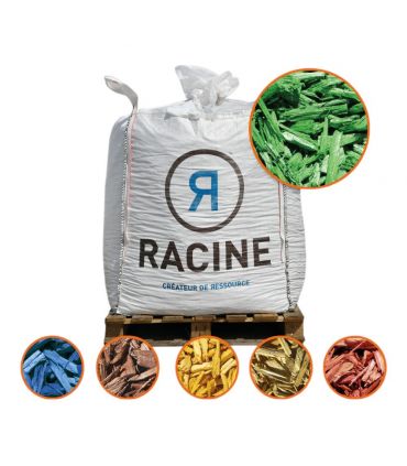 Paillis Color VERT 20/50mm, Big bag de 1 m3 - PRO132