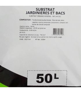 Substrat jardinières et bacs, sac 50 l - PRO11 Substrat jardinières et bacs, sac 50 l - PRO11