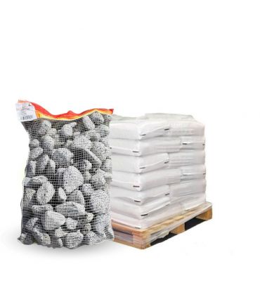 Paillage minéral Galet marbre pigat 40-60mm, 10 sacs 20 kg - F-PAI078-10x20