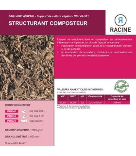 Structurant pour compost - Big bag 1 m3 - PRO33 Structurant pour compost - Big bag 1 m3 - PRO33