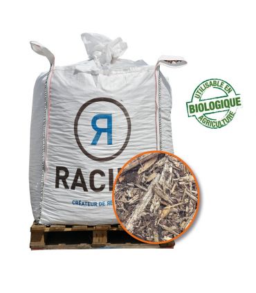 Paillage bois raméal fragmenté 0/50mm, Big bag 1 m3 - PRO34
