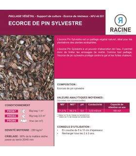 Paillage écorce de pin sylvestre 20/40mm, Big bag 1m3 - PRO67 Paillage écorce de pin sylvestre 20/40mm, Big bag 1m3 - PRO67