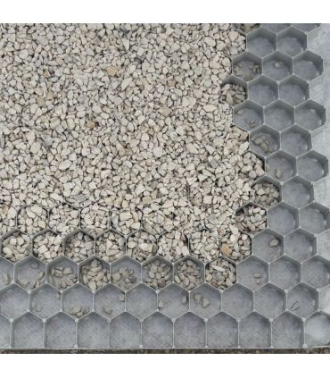 Pack gravier 750 Kg et 7 dalles alvéollées 1,8m² pour surface 12,5m²