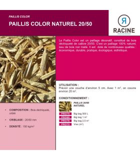 Paillis Color NATUREL 20/50mm, Big bag de 1 m3 - PRO69 Paillis Color NATUREL 20/50mm, Big bag de 1 m3 - PRO69
