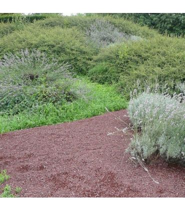 Paillage minéral en pouzzolane rouge 12/20 Big bag 1 m3 pour 20m2