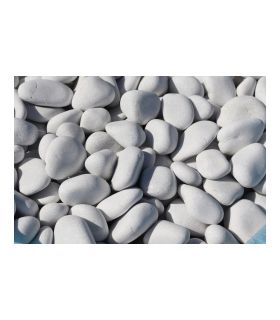 Galet marbre blanc pur 40-60mm, Filet 20 kg - F-PAI050 Galet marbre blanc pur 40-60mm, Filet 20 kg - F-PAI050