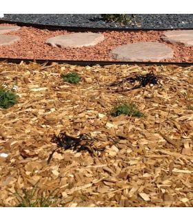 Paillage biodégradable plaquettes forestières bois 48 sacs de 50l pour 48m2 Paillage biodégradable plaquettes forestières bois 48 sacs de 50l pour 48m2