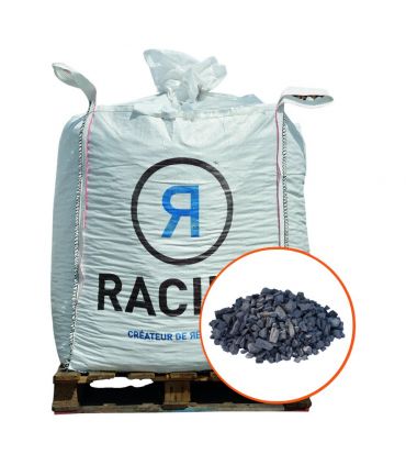 Paillage minéral Gravier marbre noir 6-14mm, Big bag 500 kg - F-PAI067