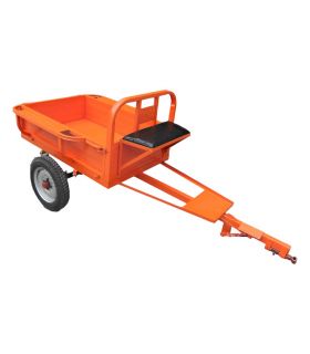Remorque freinée 450KG de charge pour motoculteur toute marque - DAEWOO DATR145