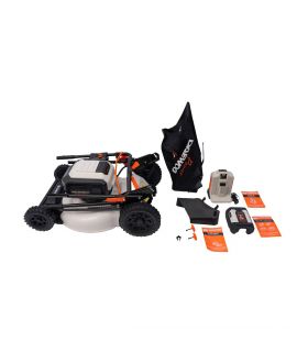 Tondeuse sans fil 62V DAEWOO, lame 56 cm, batterie 8Ah et chargeur - DALLM62-22SP-K1