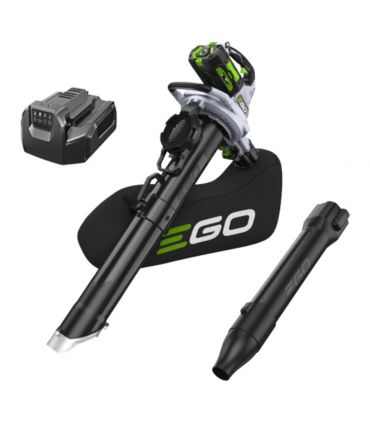 Souffleur aspirateur broyeur 3 en 1 56V sans fil, avec batterie 5Ah et chargeur - EGO LV5004E