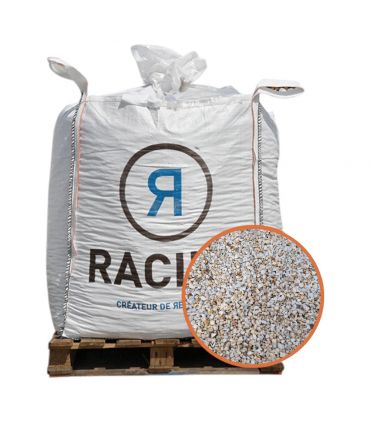 Paillage minéral Gravier marbre blanc 8-12mm, Big bag 500 kg - F-PAI065