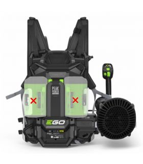 Souffleur EGO Pro X LBPX1100 vue arrière sans batteries pour travaux intensifs Souffleur EGO Pro X LBPX1100 vue arrière sans batteries pour travaux intensifs