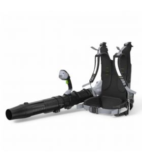 Souffleur dorsal EGO Pro X LBPX1100 vue avant avec harnais ergonomique Souffleur dorsal EGO Pro X LBPX1100 vue avant avec harnais ergonomique