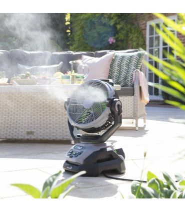 Ventilateur brumisateur sans fil 25 cm, 5 vitesses & contrôle Bluetooth - EGO FN1000E