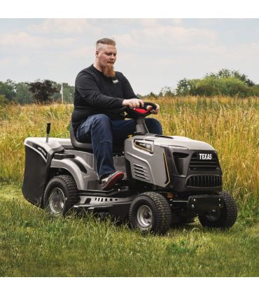 Tondeuse autoportée 102 cm avec bac 245 L et transmission hydrostatique - TEXAS TTC102H