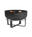 Braséro de jardin XXL VIKING 60cm de diamètre, acier naturel,CookKing, 111564