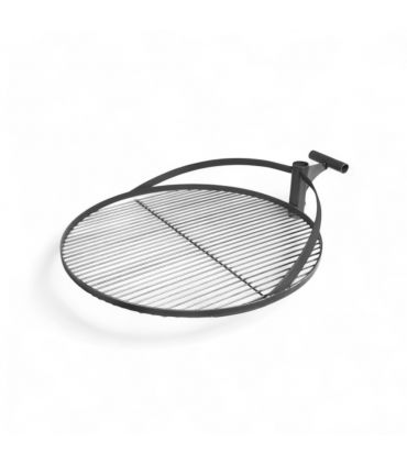 Braséro de jardin avec grille multifonctionnel BANDITO, avec grille de cuisson multifonction 50cm,111354