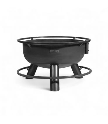 Braséro de jardin avec grille multifonctionnel BANDITO, avec grille de cuisson multifonction 50cm,111354