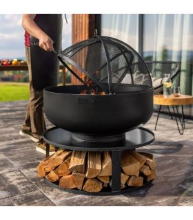 Braséro de jardin XXL PALERMO, 60cm de diamètre,acier naturel, CookKing, 111560 Braséro de jardin XXL PALERMO, 60cm de diamètre,acier naturel, CookKing, 111560