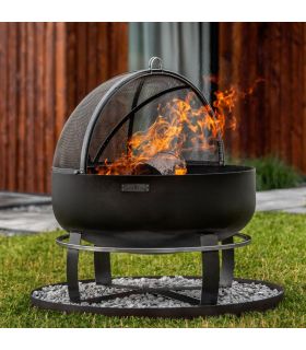 Braséro de jardin XXL VIKING 60cm de diamètre, acier naturel,CookKing, 111564 Braséro de jardin XXL VIKING 60cm de diamètre, acier naturel,CookKing, 111564