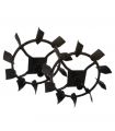 Roues métalliques pour motoculteur VTB 4811V - Villager 060125