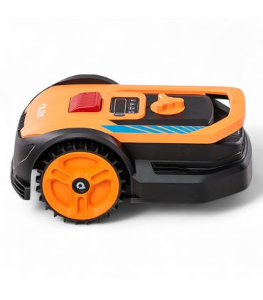 Robot tondeuse programmable 300 m², spécial petits jardins – VILLAGER QUIX XS