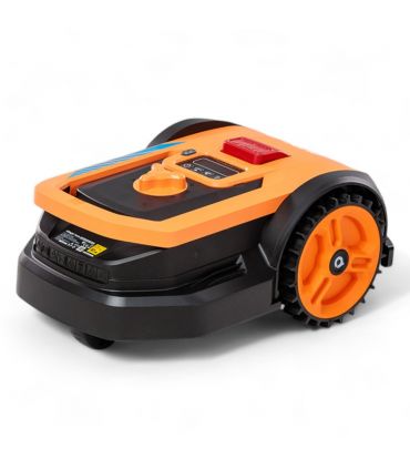 Robot tondeuse programmable 300 m², spécial petits jardins – VILLAGER QUIX XS