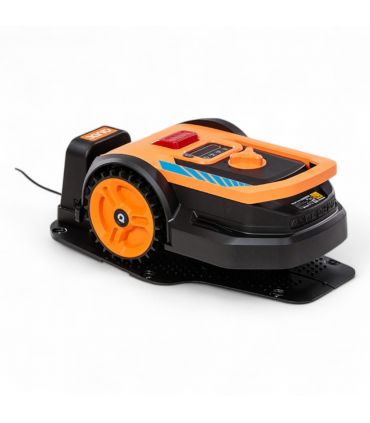 Robot tondeuse programmable 300 m², spécial petits jardins – VILLAGER QUIX XS