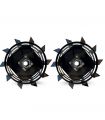 Paire de roues métalliques 4.00-8 axe 32 mm pour motoculteur toute marque – DAEWOO DAACC-116-32