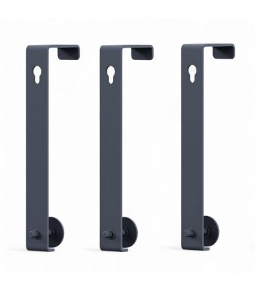 Crochet pour suspendre un seul bac à fleurs de balcon (ensemble de 3 pièces) - COYOTTO CY0040-3